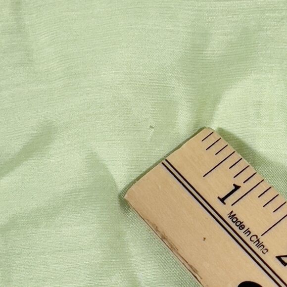 Soft Surroundings Alexis Tunic Top Sz L Green 3/4 Sleeves Split V-Neck - Picture 15 of 15